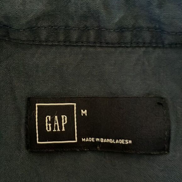 GAP M Unisex Loose Fit Shacket Plaid Jacket - Picture 3 of 13